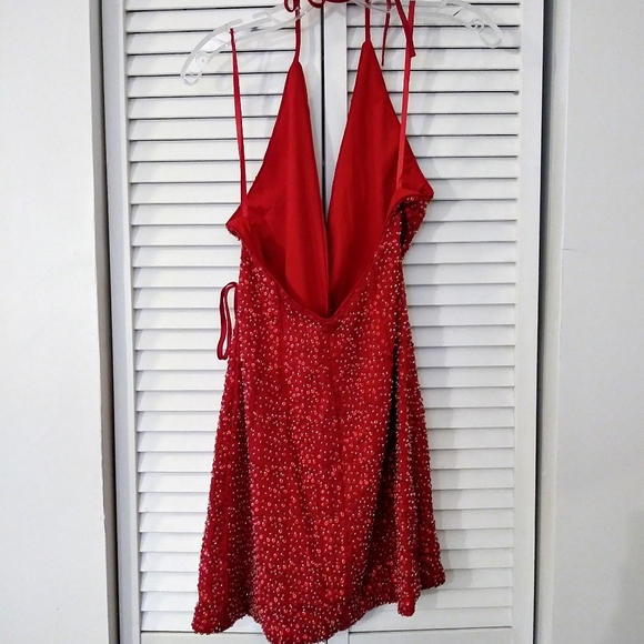 Michael Costello X Revolve Red Dress size small - Picture 4 of 8